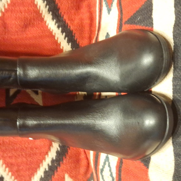 Giani Bernini  Adonnys Memory Foam Knee High Dress Boots Black Leather size 6M - Picture 6 of 10